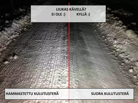 Hammastettu kulutusterä Iron Baltic V-aura 150cm G2 - Mönkijän puskulevyjen lisävarusteet - AN-1407 - 2